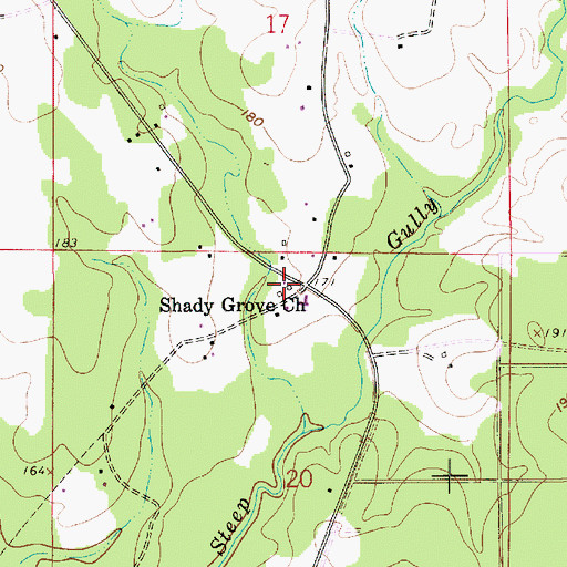 Topographic Map of Occupy School (historical), LA