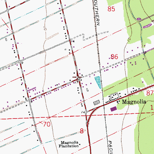 Topographic Map of Isle of Cuba, LA