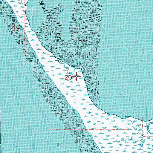 Topographic Map of Two Oaks, LA