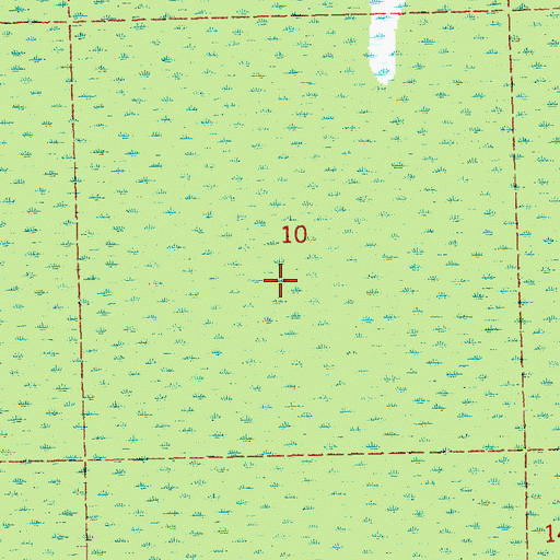 Topographic Map of Big Liveoak Island, LA
