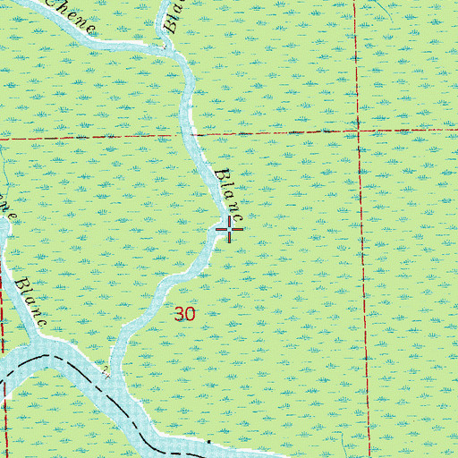 Topographic Map of Devils Elbow, LA