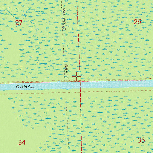 Topographic Map of Fiebleman Lake (historical), LA