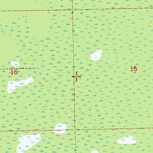 Topographic Map of Little Liveoak Island, LA