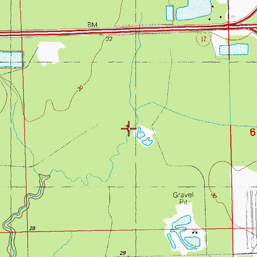 Topographic Map of Livingston Oil Field, LA
