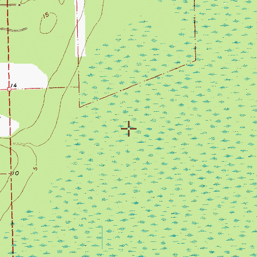 Topographic Map of Long Island, LA