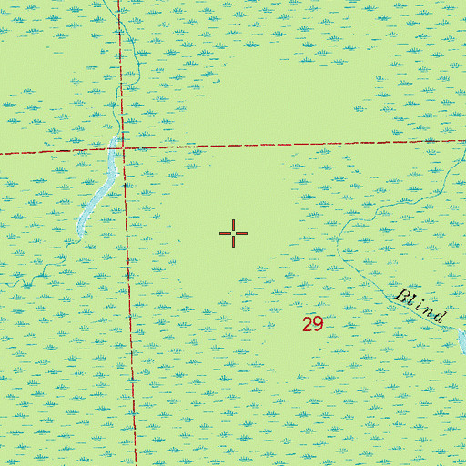 Topographic Map of Sarah Ridge, LA