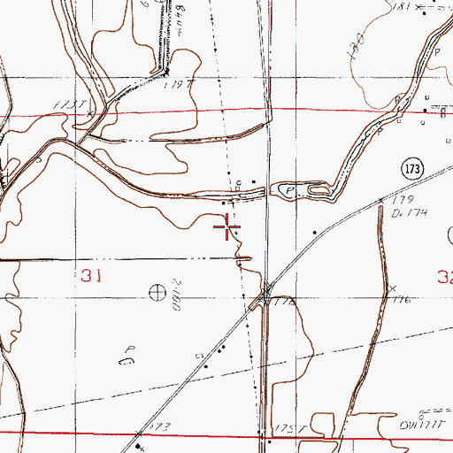 Topographic Map of Caddo Prairie, LA