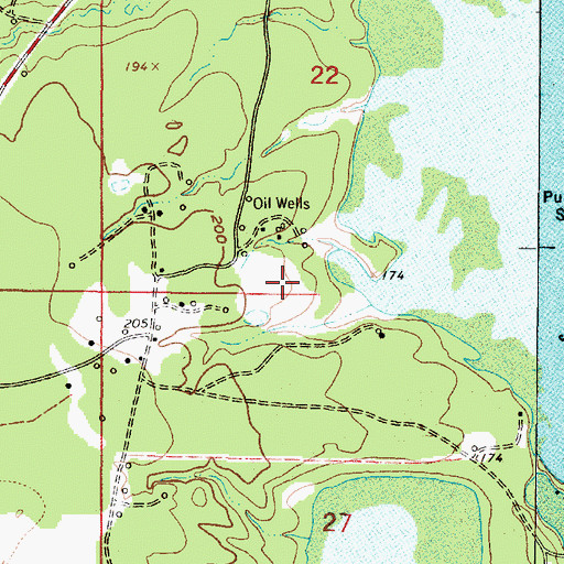 Topographic Map of Caddo Station (historical), LA