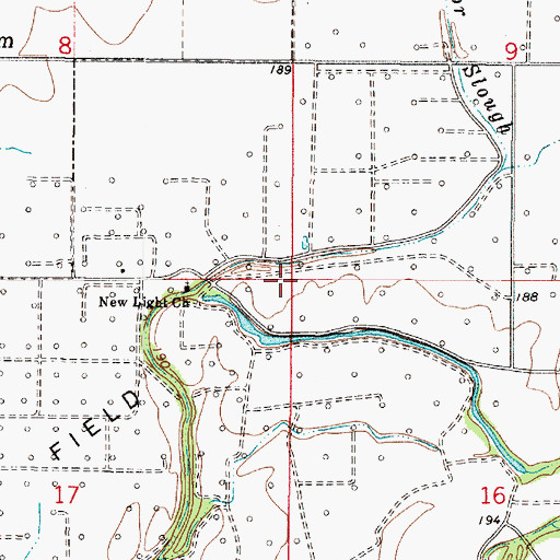 Topographic Map of Dooley Swamp (historical), LA