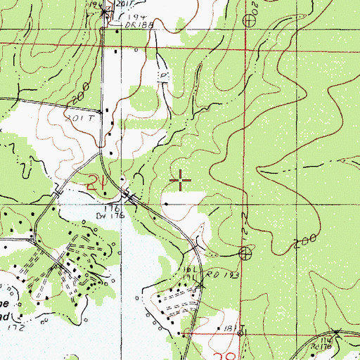 Topographic Map of Lakeshore North, LA