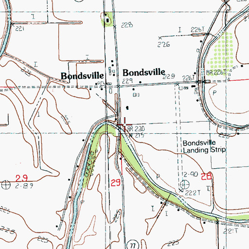 Topographic Map of Stillman School, AR