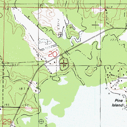 Topographic Map of Richard Fleming Park, LA