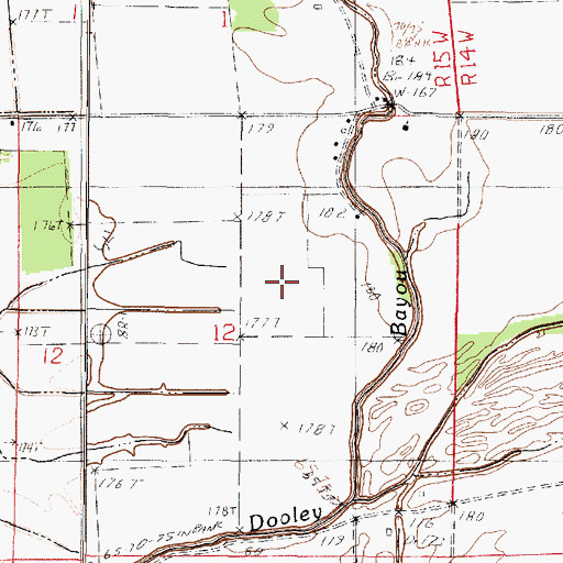 Topographic Map of Rock Point Oil Field, LA
