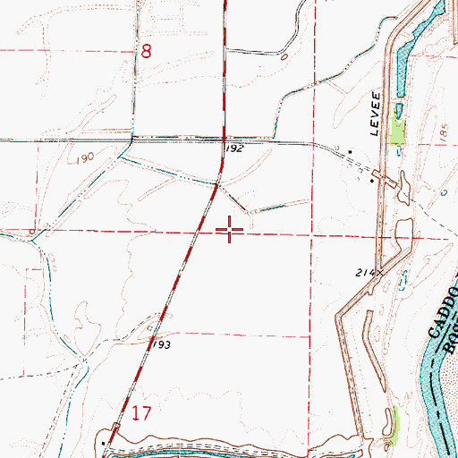 Topographic Map of Simpsons Lake (historical), LA