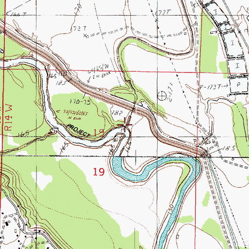 Topographic Map of Sullivan Slough, LA