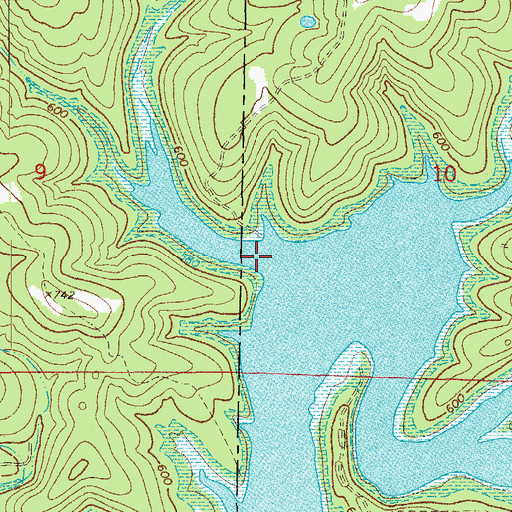 Topographic Map of Stone Hollow, AR
