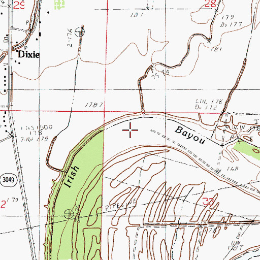 Topographic Map of Williams Lake (historical), LA