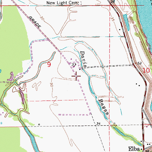 Topographic Map of Delano (historical), LA