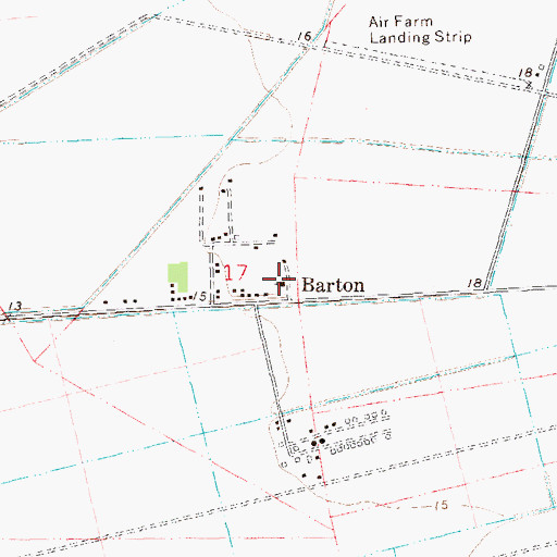 Topographic Map of Saint Joseph Church, LA