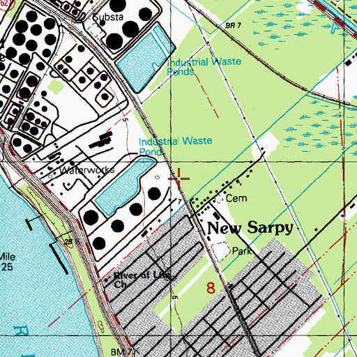 Topographic Map of Prospect, LA