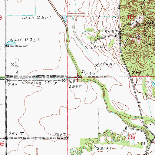 Topographic Map of Sugar Creek, AR