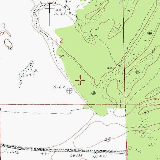 Topographic Map of Lac Ambroise, LA