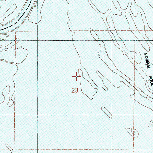 Topographic Map of Bar Lake, LA