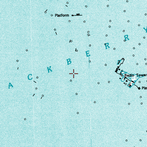 Topographic Map of Bay De Chene Oil Field, LA