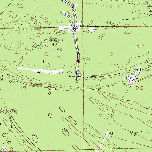 Topographic Map of Bayou de la Glaise, LA