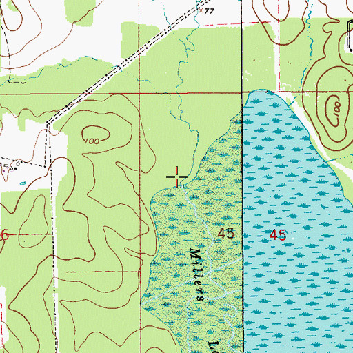 Topographic Map of Bayou Nezpique, LA