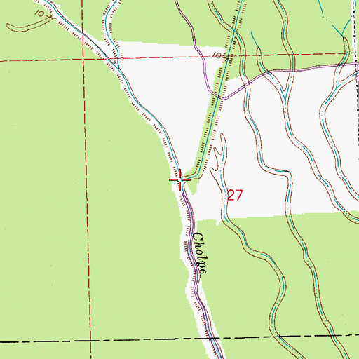 Topographic Map of Bayou Sere, LA