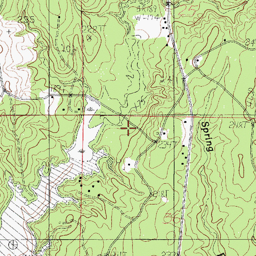 Topographic Map of Beech Bayou, LA