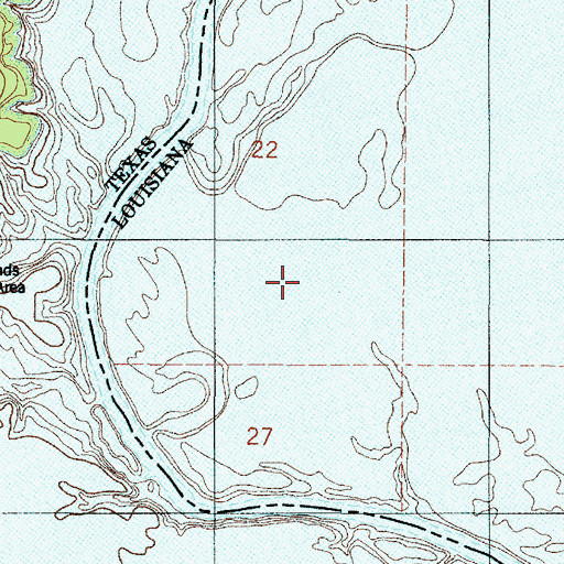 Topographic Map of Black Lake, LA
