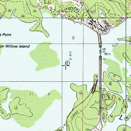 Topographic Map of Black Lake, LA