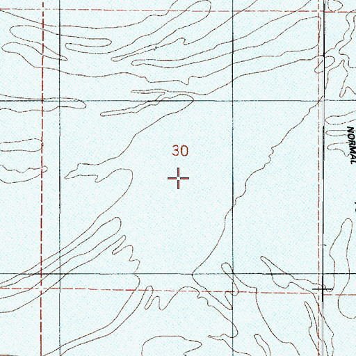 Topographic Map of Blackland Slough, LA