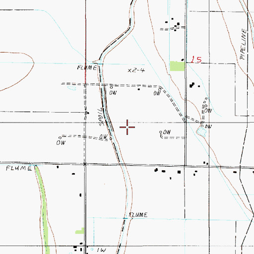Topographic Map of Bon Air Oil Field, LA