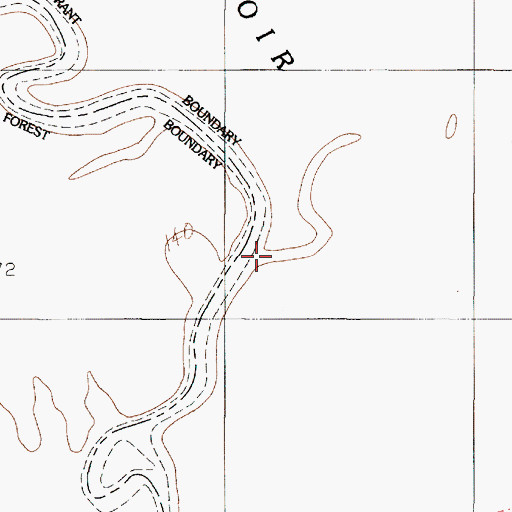 Topographic Map of Bossier Bayou, LA