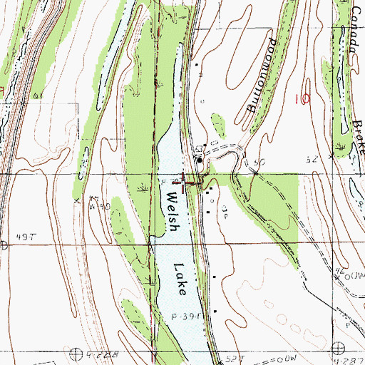 Topographic Map of Buttonwood Slough, LA