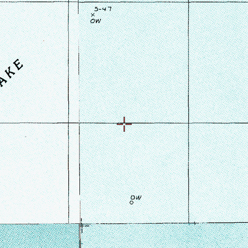 Topographic Map of Catahoula Lake, LA