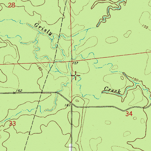 Topographic Map of Tanyard Creek, AR