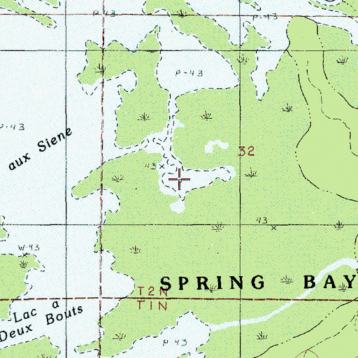 Topographic Map of Lac Franois, LA