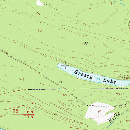 Topographic Map of Grassy Lake, LA