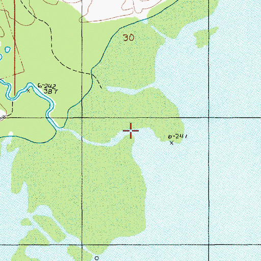 Topographic Map of Hemphill Creek, LA