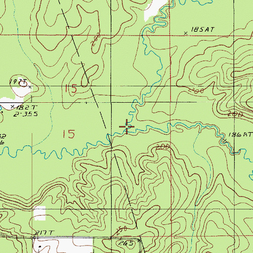 Topographic Map of Keppler Creek, LA