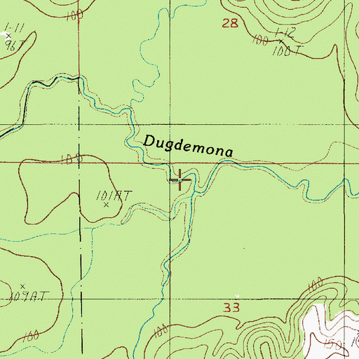 Topographic Map of Kyiaies Creek, LA