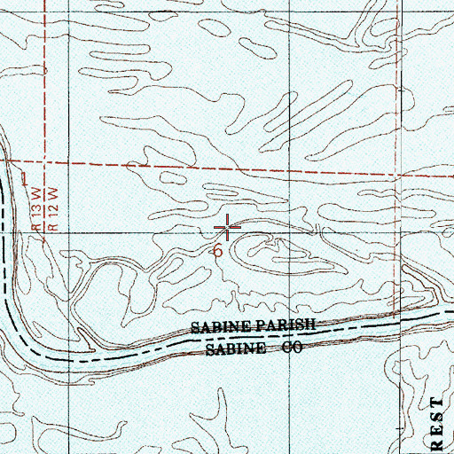 Topographic Map of McCartney Lake, LA