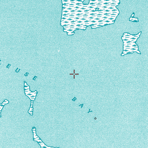 Topographic Map of Moncleuse Bay, LA