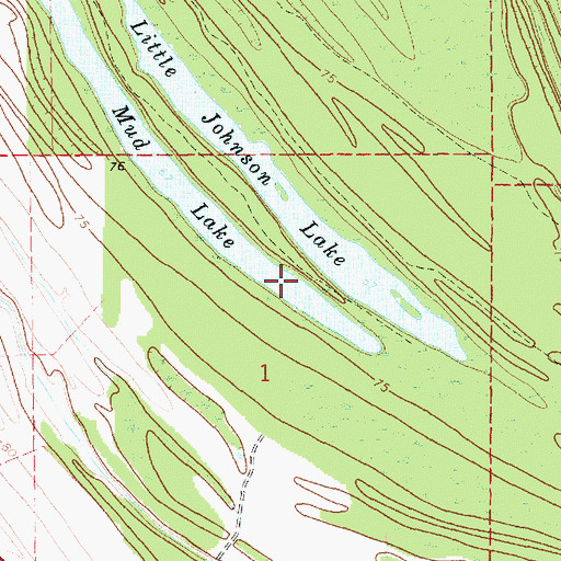 Topographic Map of Mud Lake, LA
