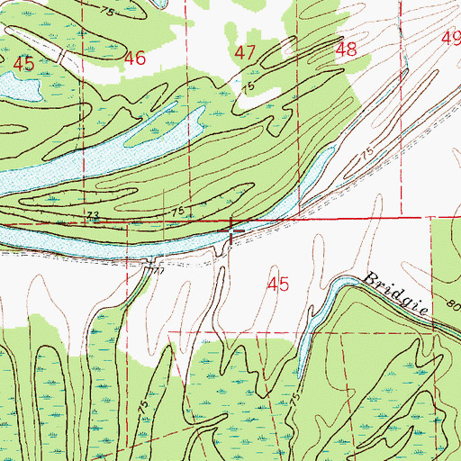 Topographic Map of Mud Lake, LA