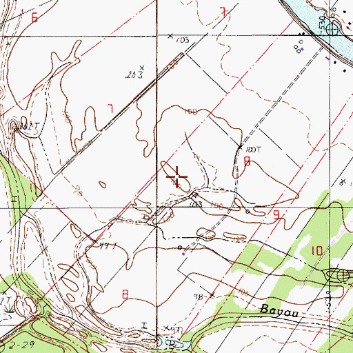Topographic Map of Pauls Lake, LA